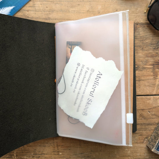 Agendă Travel Notebook Coperta din Piele Naturală