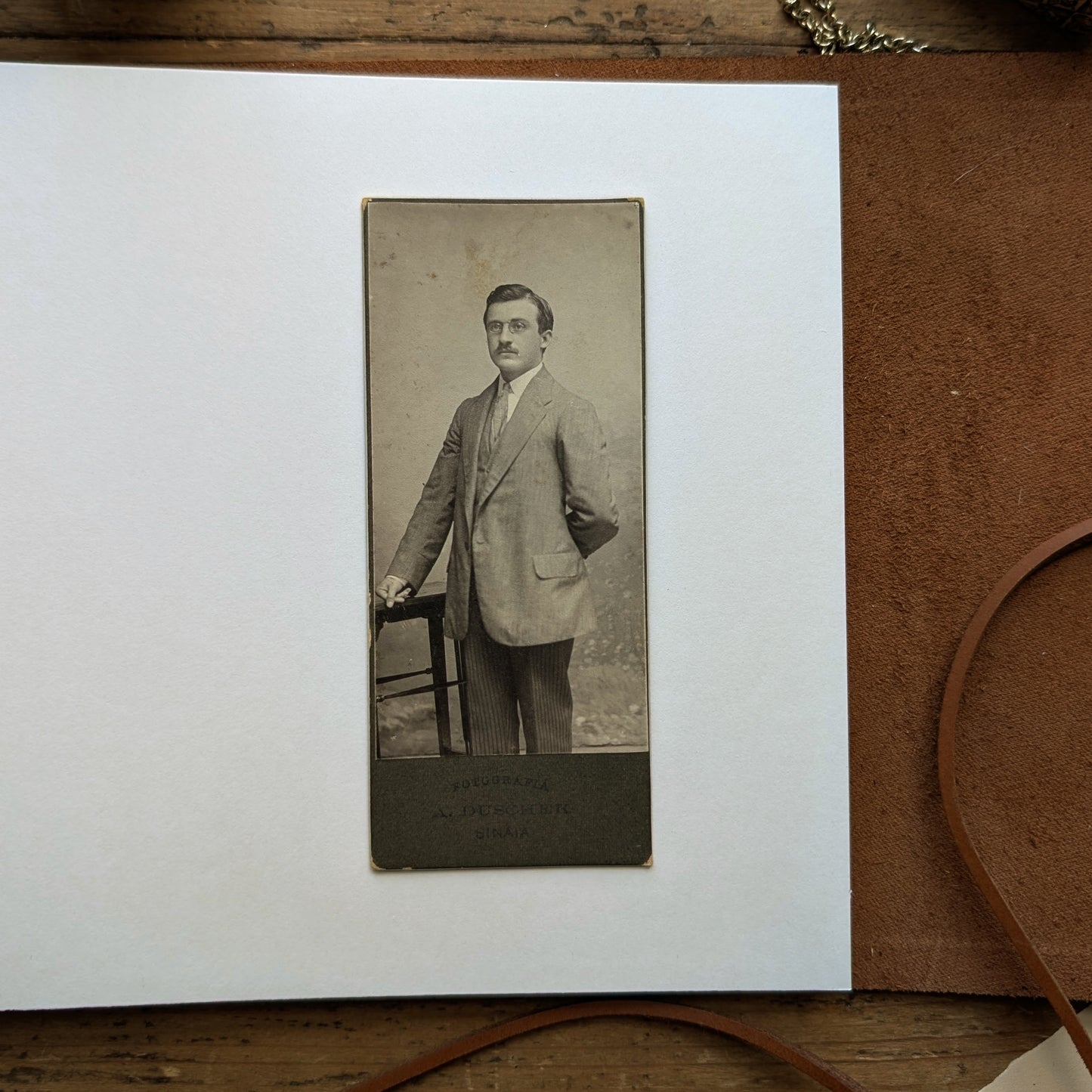 Album Foto din Piele Naturală – Model Vintage